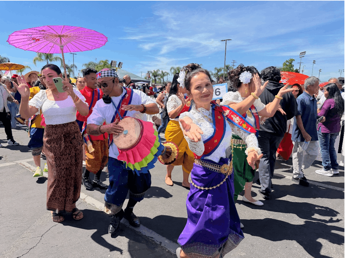 Cambodian Town Parade